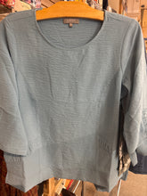 Load image into Gallery viewer, Destination Unknown Shirred Pullover Dewdrop