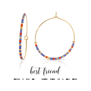 Dot & Dash Best Friend Earrings
