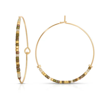 Dot & Dash I Got You Hoop Earrings