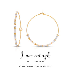 I Am Enough Earring