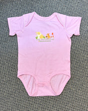 Load image into Gallery viewer, Pink "The Berkshires" Bunny and Squirrel Onesie