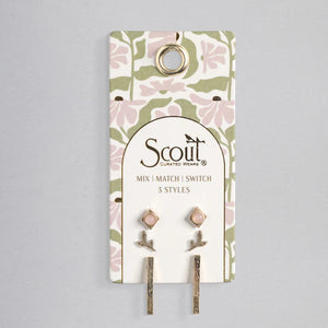 Stud Trio Ear Jacket Set