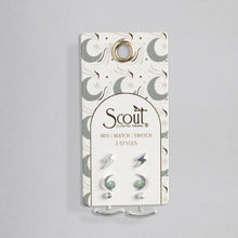 Load image into Gallery viewer, Stud Trio Ear Jacket Set