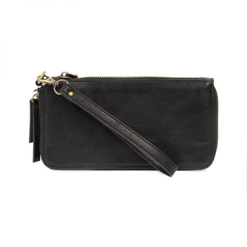 Chloe Zip Around Wallet Wristlet Black