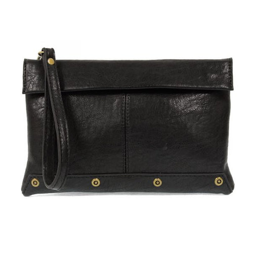 Kiara Foldover Convertible Crossbody Black