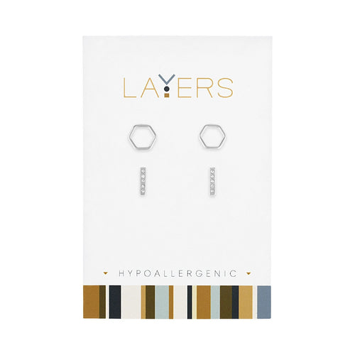 lay earing 500 silver