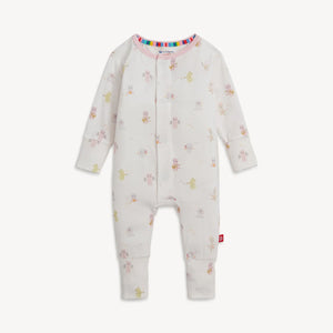 Baby Beats Pink Modal Magnetic Convertible Coverall