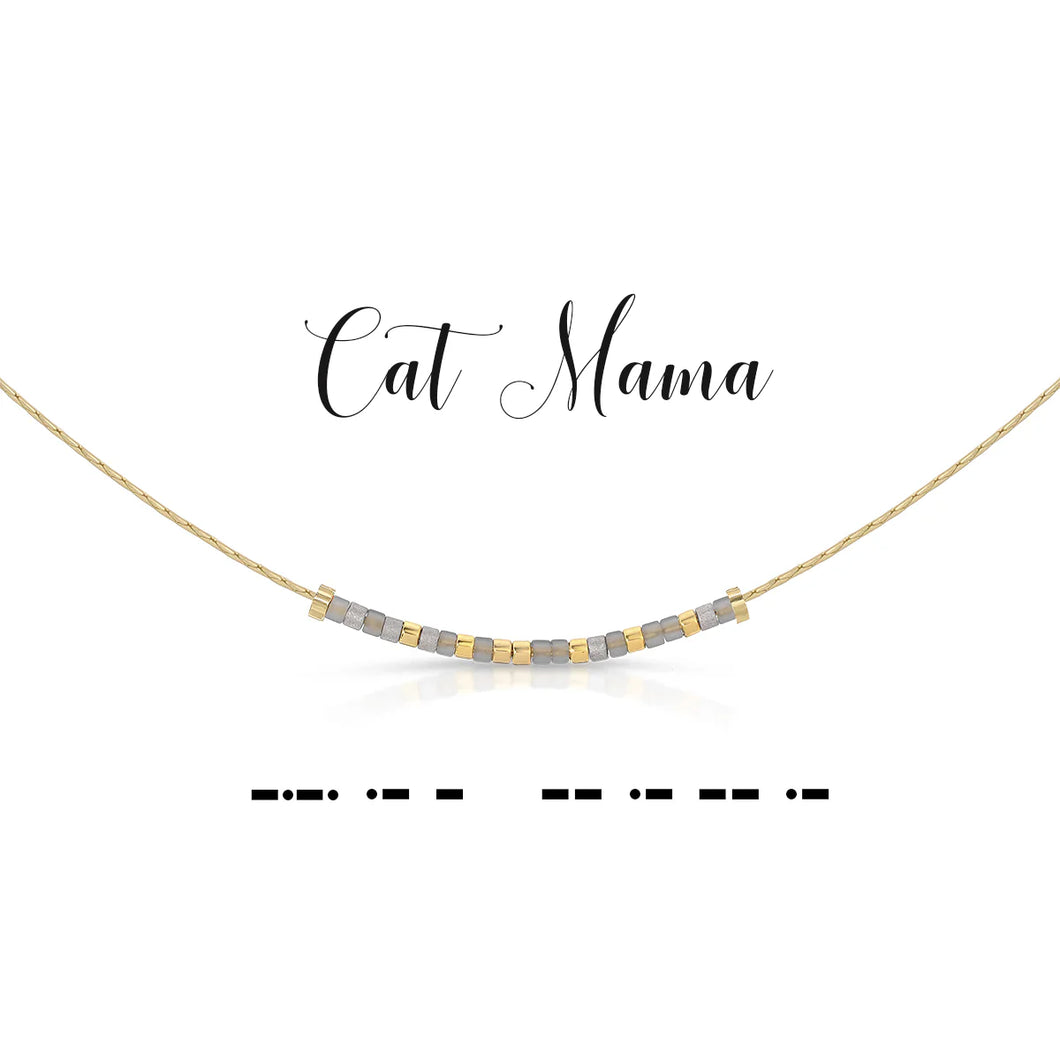 Dot & Dash Cat Mama Necklace