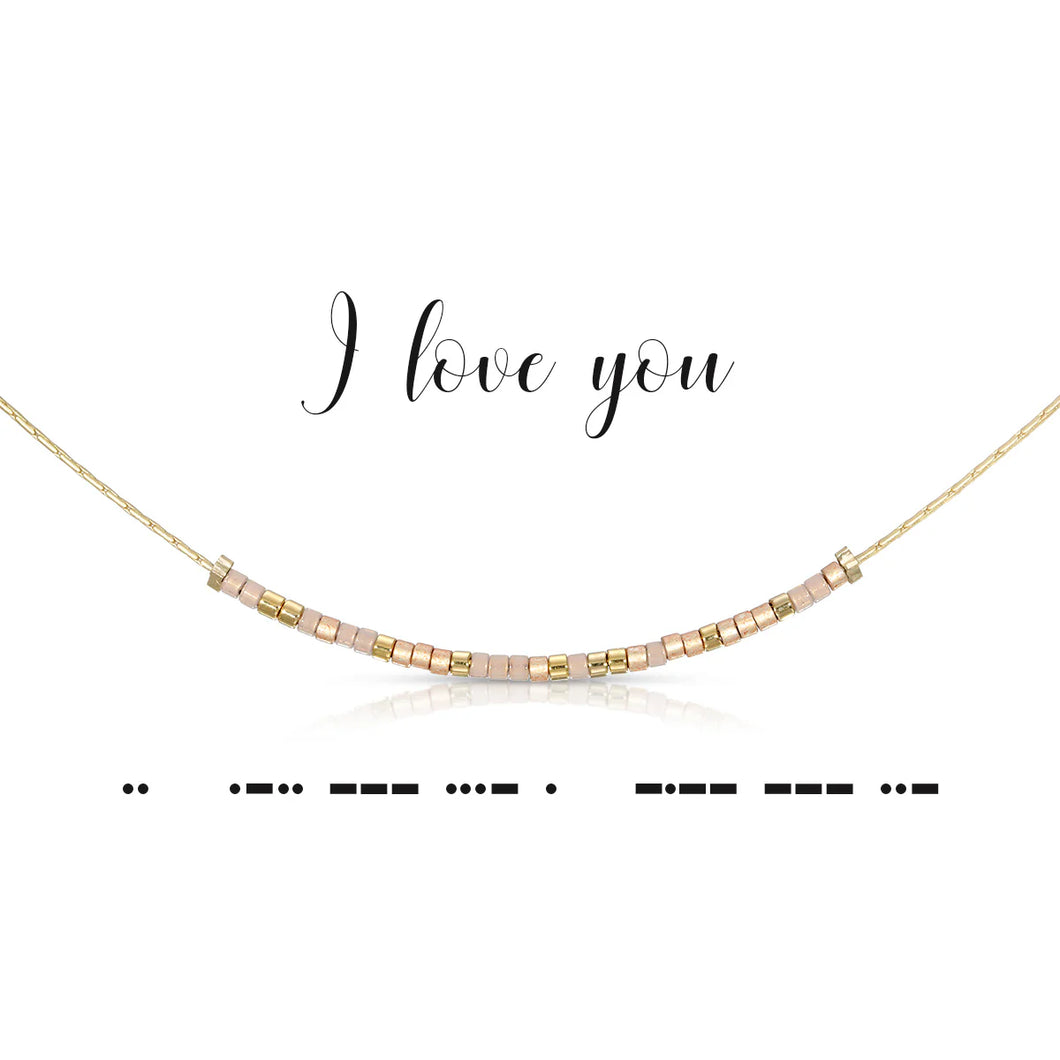 I Love You Necklace