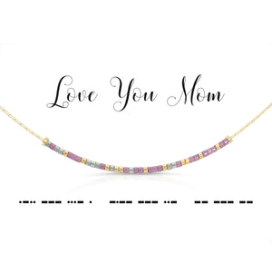 Love you Mom Necklace