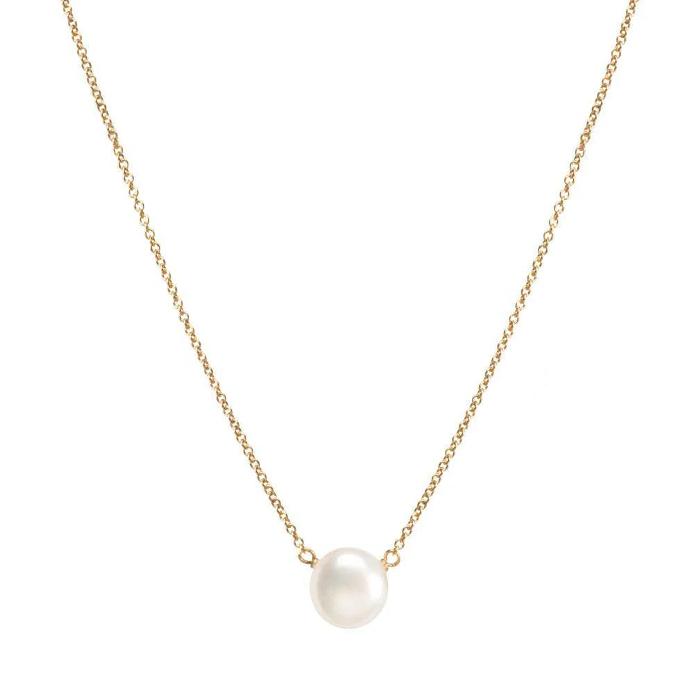 PEARLS OF MOTHERHOOD NECKLACES  NECKLACE GOLD DIPPED large pearl