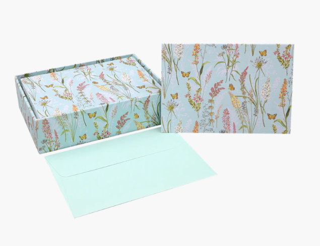 Blooms & Butterflies Note Cards