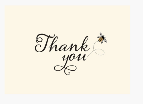Bumblebee Thank You Notes