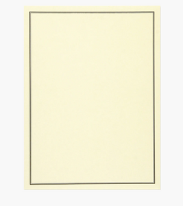 Black & Cream Stationery Set