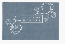 Load image into Gallery viewer, In Loving Memory Guest Book (Blue)