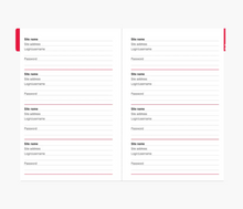 Load image into Gallery viewer, Large-Format Internet Address &amp; Password Logbook (Black)