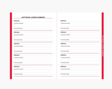 Load image into Gallery viewer, Large-Format Internet Address &amp; Password Logbook (Black)