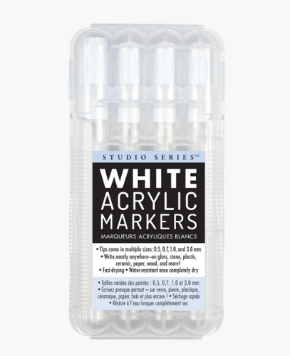 Studio Series White Acrylic Markers
