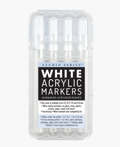Studio Series White Acrylic Markers