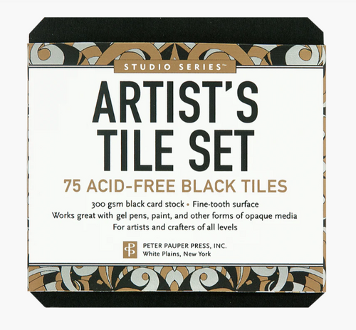 Studio Series Artist's Tile Set: Black