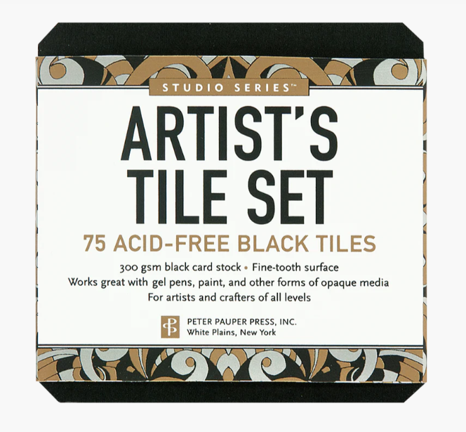 Studio Series Artist's Tile Set: Black