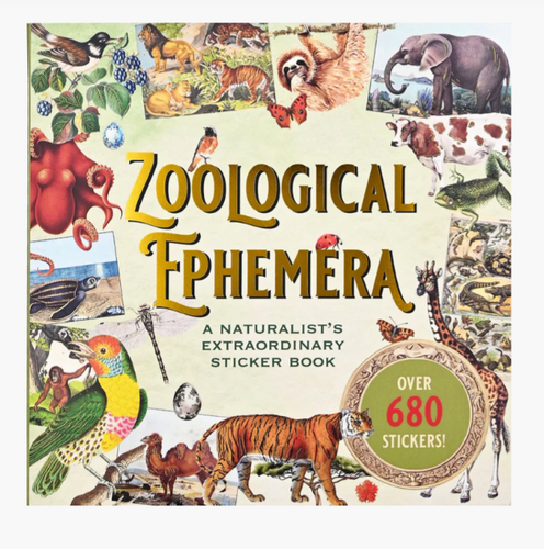 Zoological Ephemera Sticker Book
