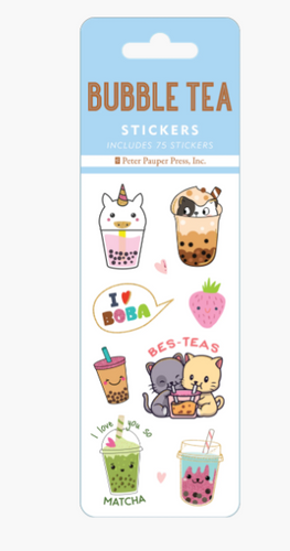 Bubble Tea Sticker Set
