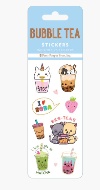Bubble Tea Sticker Set