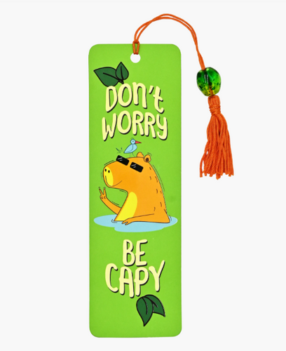 Capybara Beaded Bookmark