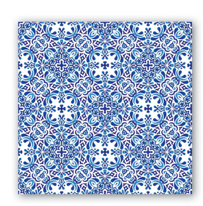 Cocktail Napkin - Indigo Seas