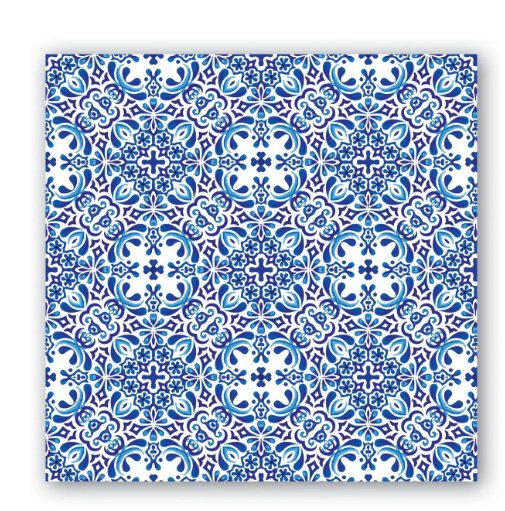 Cocktail Napkin - Indigo Seas