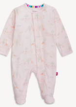 Load image into Gallery viewer, pink serene safari modal magnetic parent favorite footie