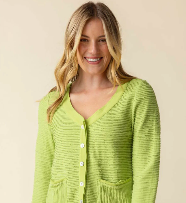 Habitat Ripple Effect Melrose Cardi Leaf