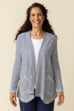 Pasadena Stripe Resort Cardigan