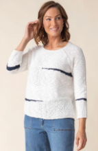 Sea Breeze Sweater white