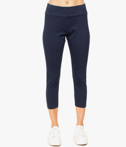 Stonewash Cotton Spandex Crop Habitat Pant