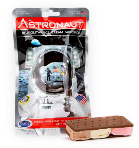 Astronaut Neapolitan Ice Cream Sandwich - Single Serving