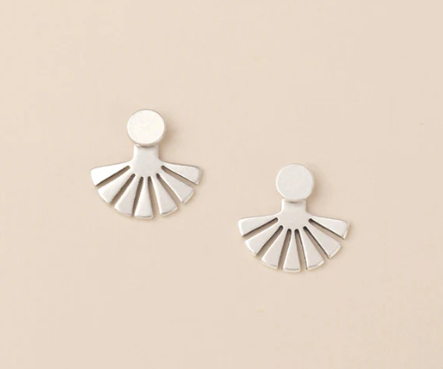 Refined Earring Collection - Sunburst Ear Jacket/Sterling Silver ER025