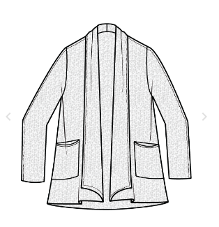 Habitat Step Into Spring Cardigan Sweater in White