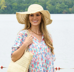 Seona Woven Wide Brim Sun Hat