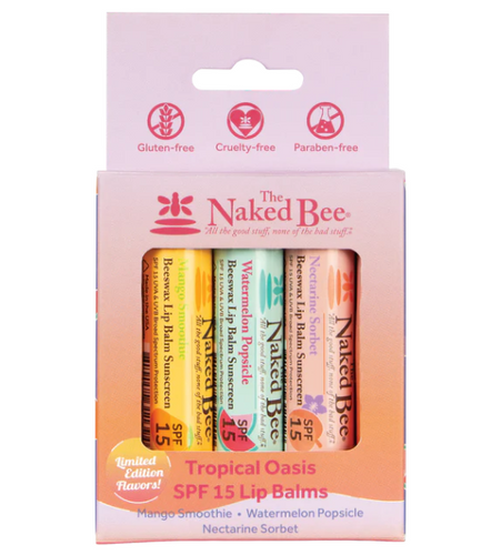 Tropical Oasis SPF 15 Lip Balm Trio