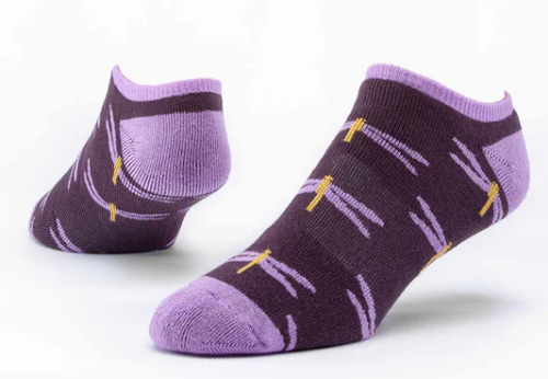 Organic Cotton Socks - Biodiversity Footie Dragonfly Medium