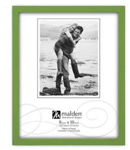 Malden International Designs Green Concept Wood Picture Frame 8x10