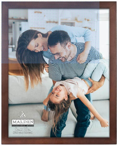 Malden International Designs Dark Walnut Concept Wood Picture Frame, 8x10