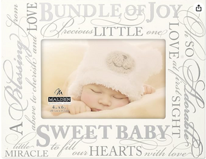 Malden International Designs 4736-46 Baby Memories Picture Frame