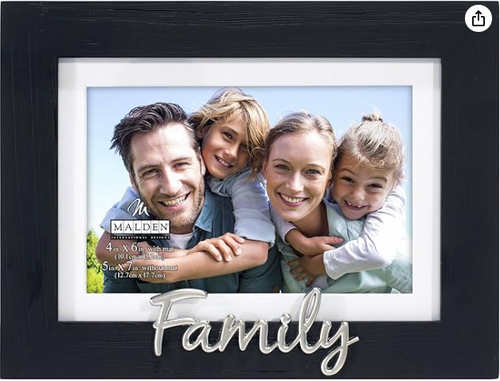 Malden International Designs 3315-46 Expressions Picture Frame , Black