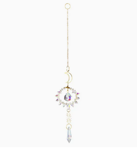 Sun/Moon Crystal Suncatcher
