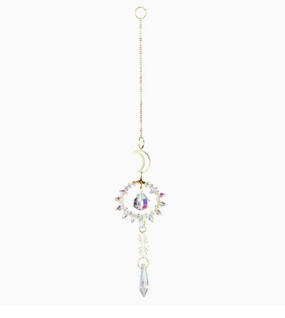 Sun/Moon Crystal Suncatcher