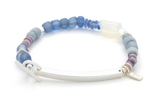Hidden Message Bracelet - Strong/Opalite/Silver