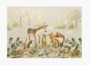 Furry Friends Small Boxed Holiday Cards